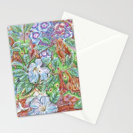 White Rhododendron  Stationery Cards