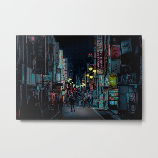 Kabukicho Nights Metal Print