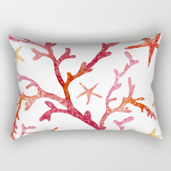 Sea Life Pattern 10 Rectangular Pillow