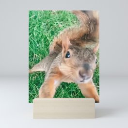 Squirrel Hug Mini Art Print
