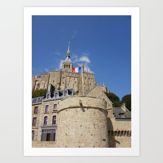 Mont St Michel Art Print