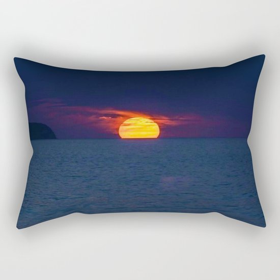 Moonlight on the Ocean Rectangular Pillow