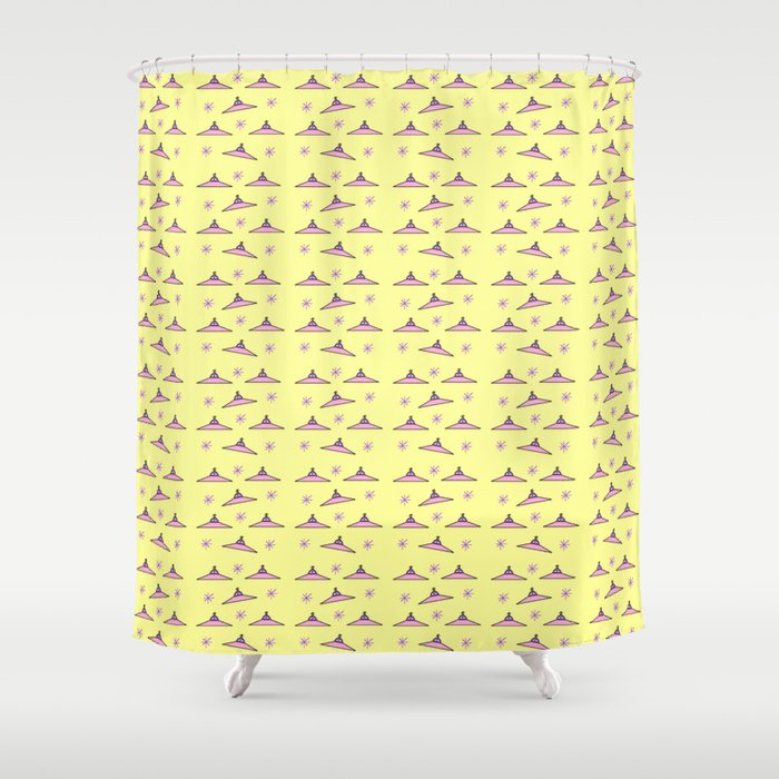 Flying saucer 7 Shower Curtain