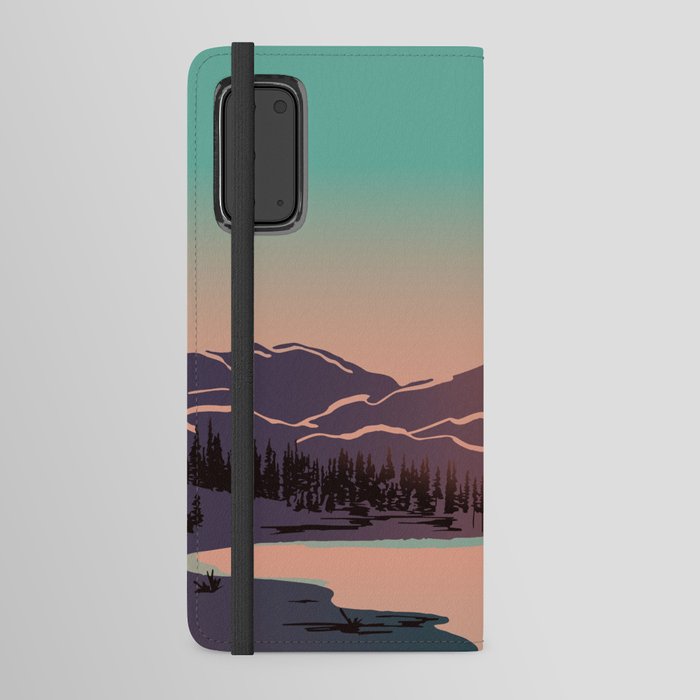 Mountain Bear - Sunset Android Wallet Case