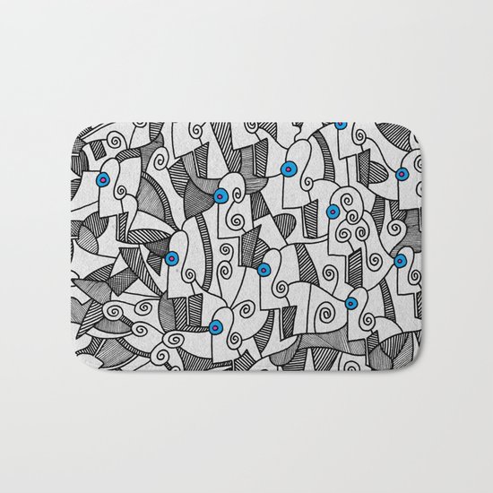 - fresque_02 - Bath Mat