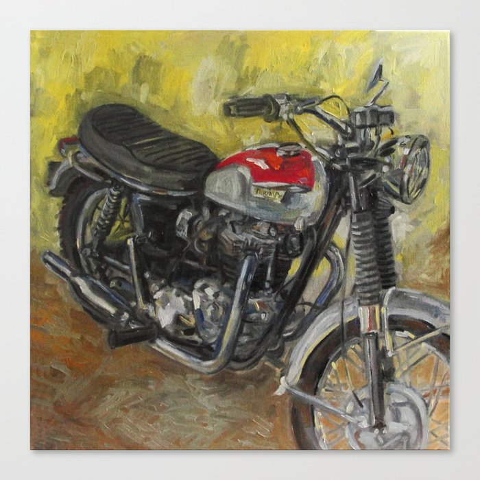 Motorcycle Canvas Print By 10000machines Society6