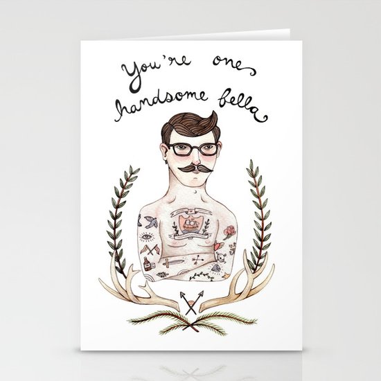 Handsome Fellow Stationery Cards