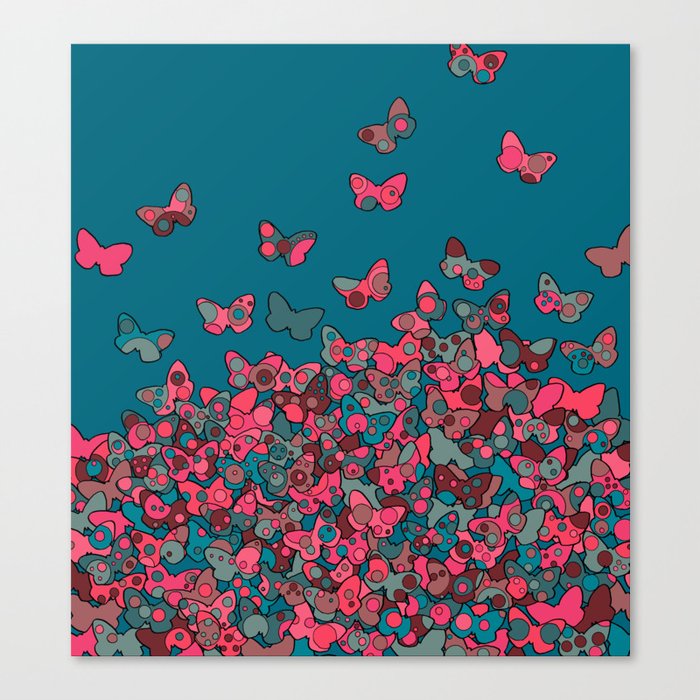 Flutterflies Canvas Print