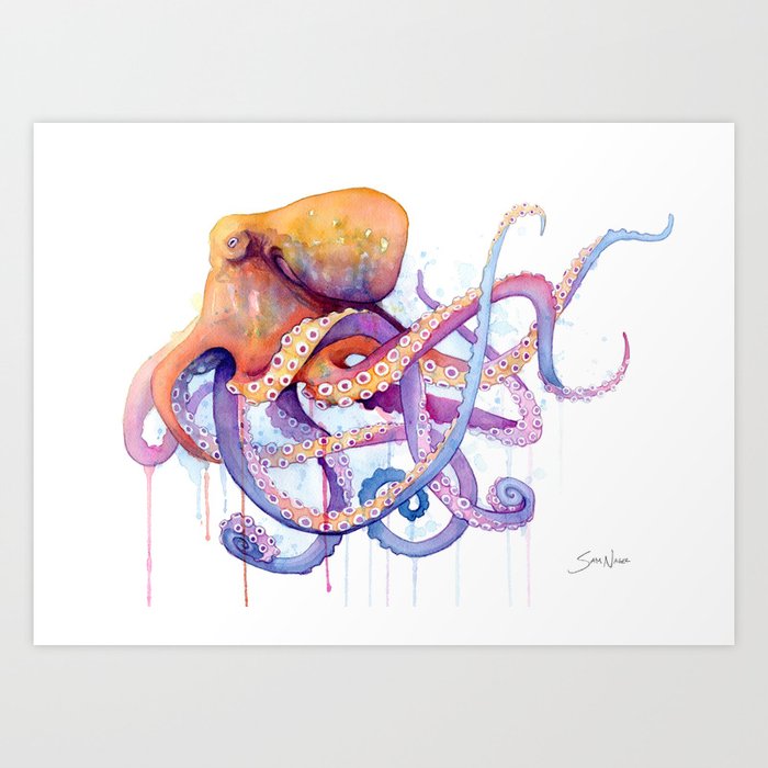 Octopus II Kunstdrucke Octopus II Kunstdrucke