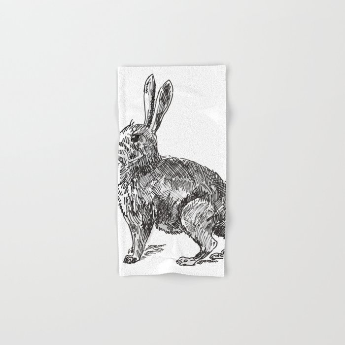 Hare Hand & Bath Towel