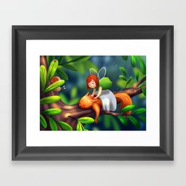 Massage Framed Art Print