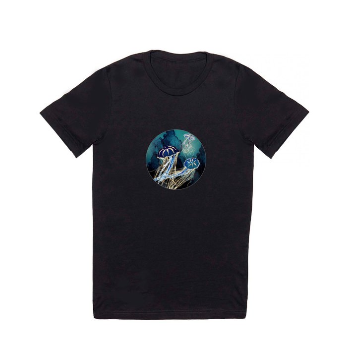 Metallic Jellyfish III T Shirt