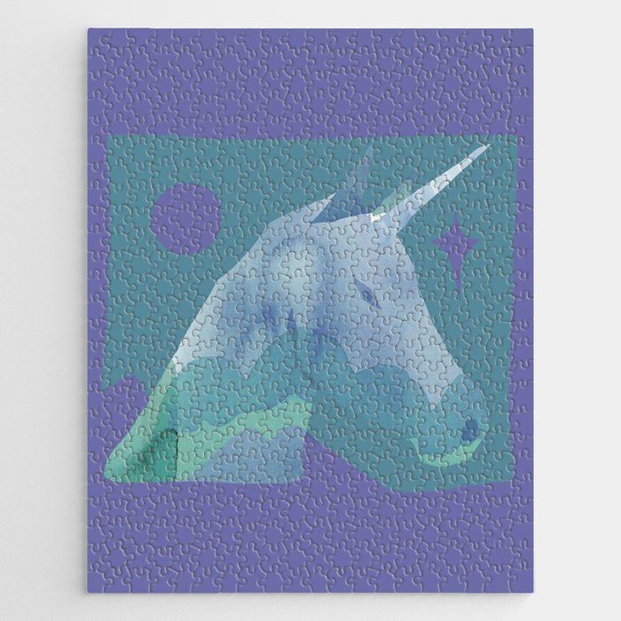 Abstraction_YOU_ARE_MAGICAL_UNICORN_UNIQUE_POP_ART_0117A Jigsaw Puzzle