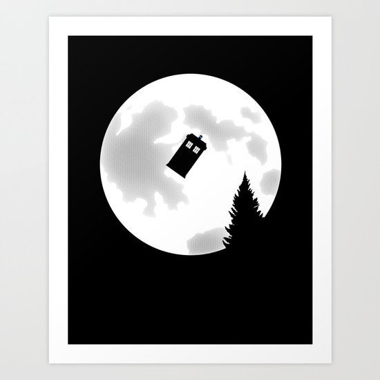 Dr Phone Home Art Print