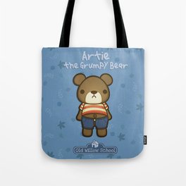 Artie the Grumpy Bear Tote Bag