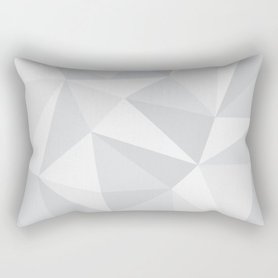 White Deconstruction Rectangular Pillow