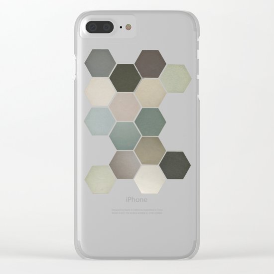 Shades of Grey Clear iPhone Case
