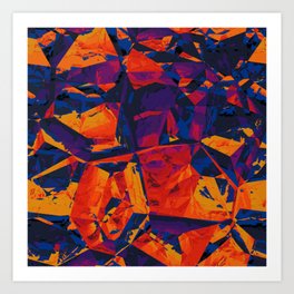 Scattered Abstract  Art Print