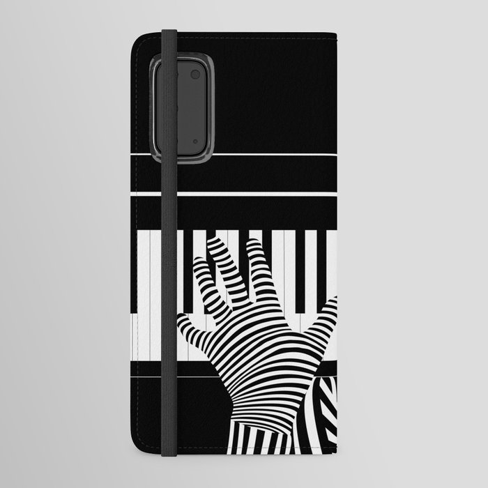 B&W Pianist Android Wallet Case