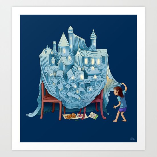 The Perfect Chair Fort Art Print