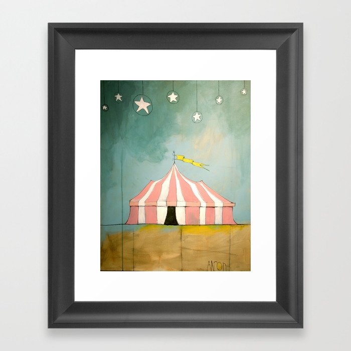 Circus in the Sand Framed Art Print