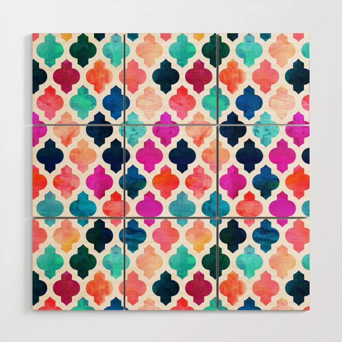 Marrakesh Moroccan Pink Homedecor Moroccan Wood Wall Art By