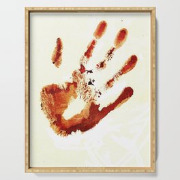Castiel's handprint Serving Tray