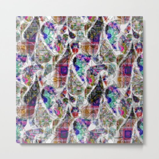 Abstract Paisley Metal Print