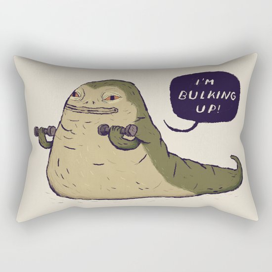 bulking up Rectangular Pillow