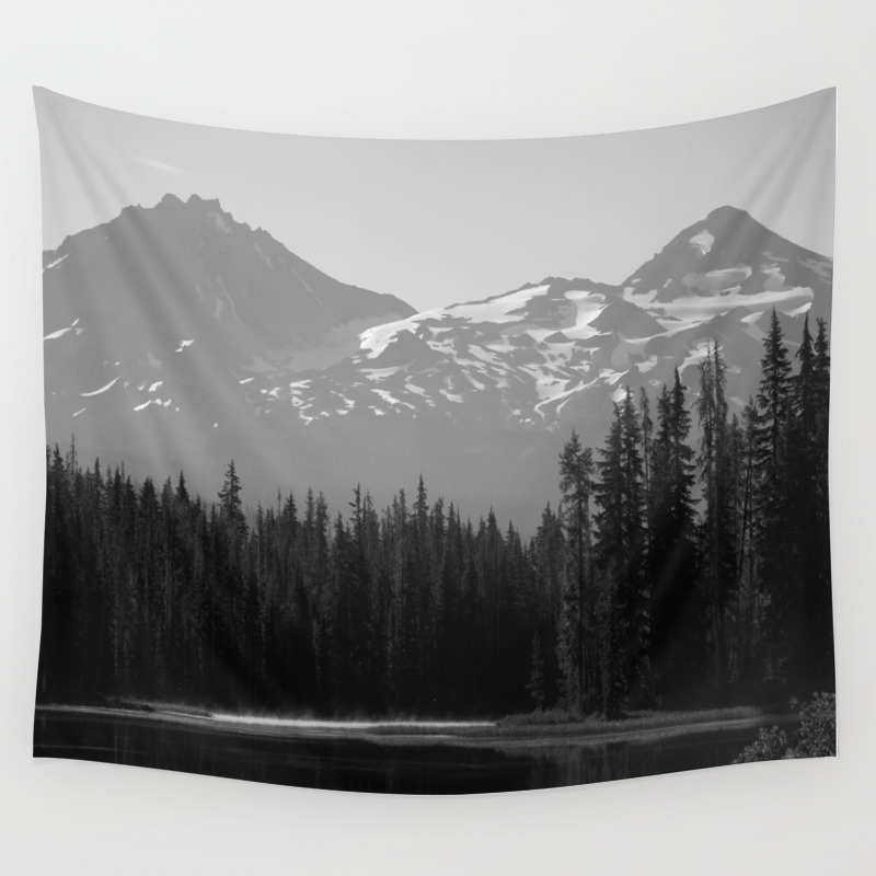 Lake Mist Wall Tapestry