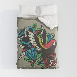 Bird Traditional Tattoo  Comforter
