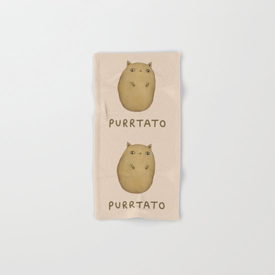 Purrtato Hand & Bath Towel