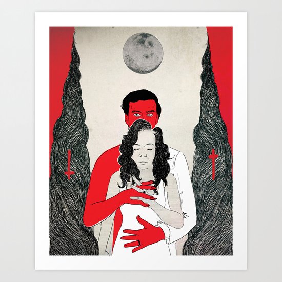 say yes Art Print