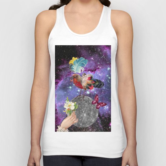 STEAMPUNK BIRD Unisex Tank Top