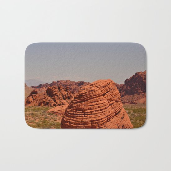 Red Valley Bath Mat