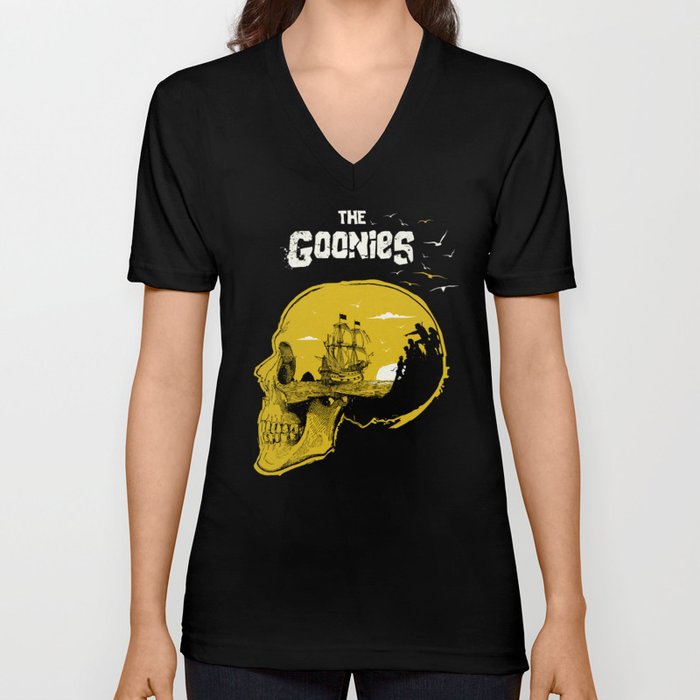 The Goonies art movie inspired Unisex V-Ausschnitt The Goonies art movie inspired Unisex V-Ausschnitt