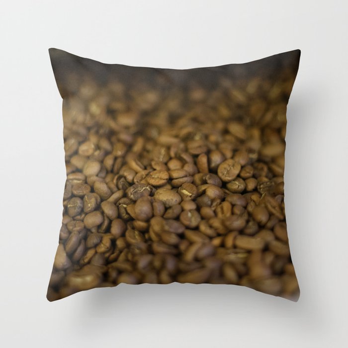 Coffee beans Throw Pillow
