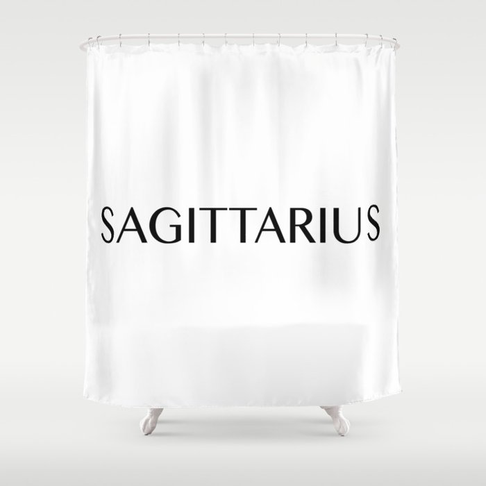 Sagittarius {Astrology Zodiac Sign} Shower Curtain
