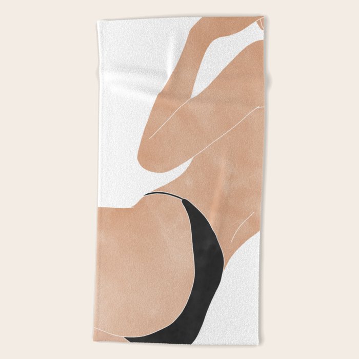 Back At The Beach Beach Towel By Watercolorparadise