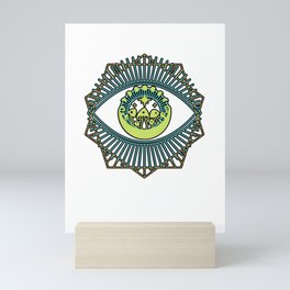 Eye See Magic & Glitter & Mushrooms Mini Art Print