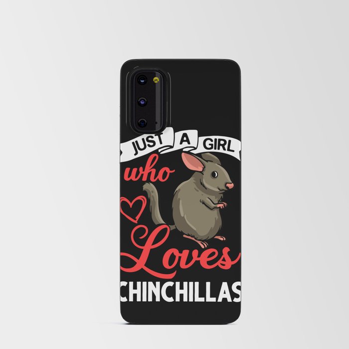 Chinchilla Animal Cute Funny Cage Bath Android Card Case