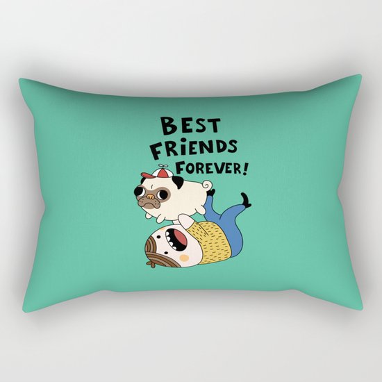 PUG Rectangular Pillow
