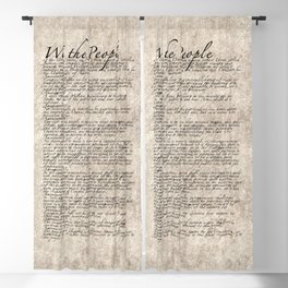 US Constitution - United States Bill of Rights Blackout Curtain