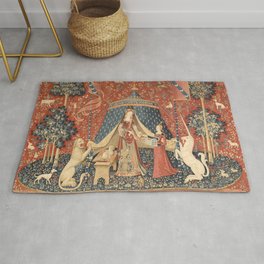 The Lady And The Unicorn Area & Throw Rug