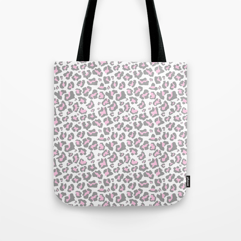 cheetah print tote bag