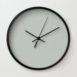 Cloudy Gray Wall Clock