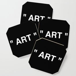 " Art " (Negative) Coaster