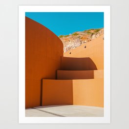 Cabo San Jose Architecture and Shadows (2021) Art Print