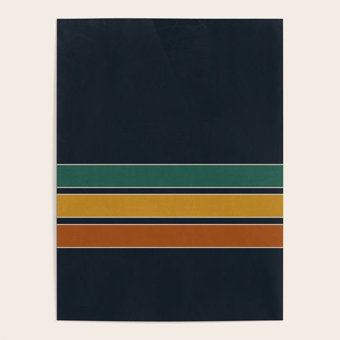 Vintage retro stripes 4 iPhone Case by ARTStudio88design