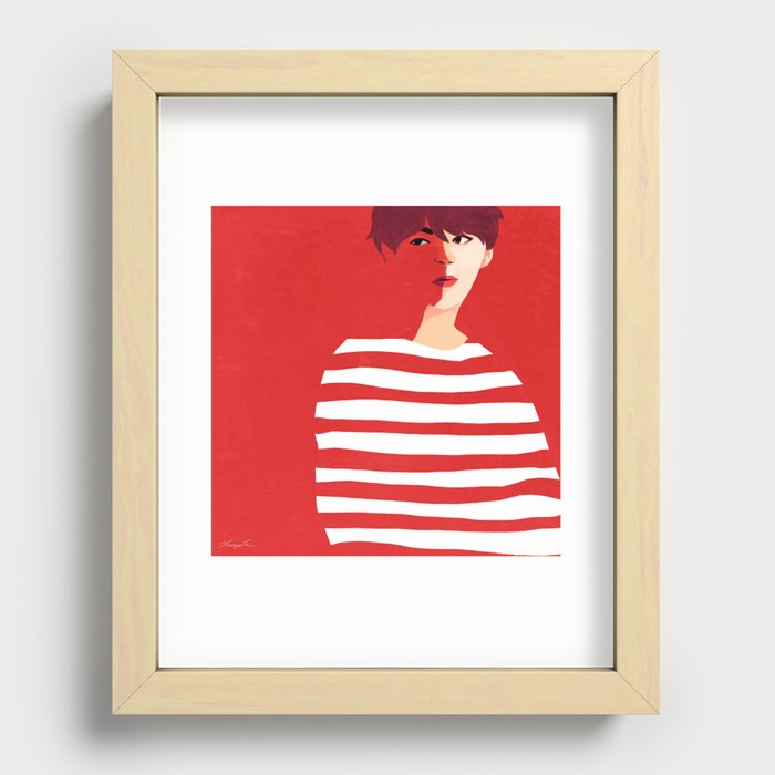 Study in Stripes II Recessed Framed Print